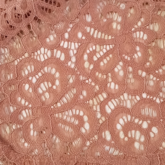 HeartSoul Lace Mini Dress Pink Size Medium - Picture 8 of 16